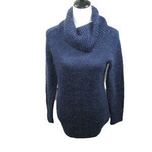 Guide Series Navy Blue Acrylic/Wool/Alpaca Turtleneck Sweater Size Medium